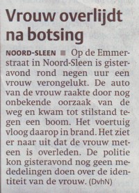 Dagblad van het Noorden 29 maart 2006