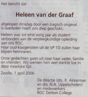 Dagblad van het Noorden 1 april 2006